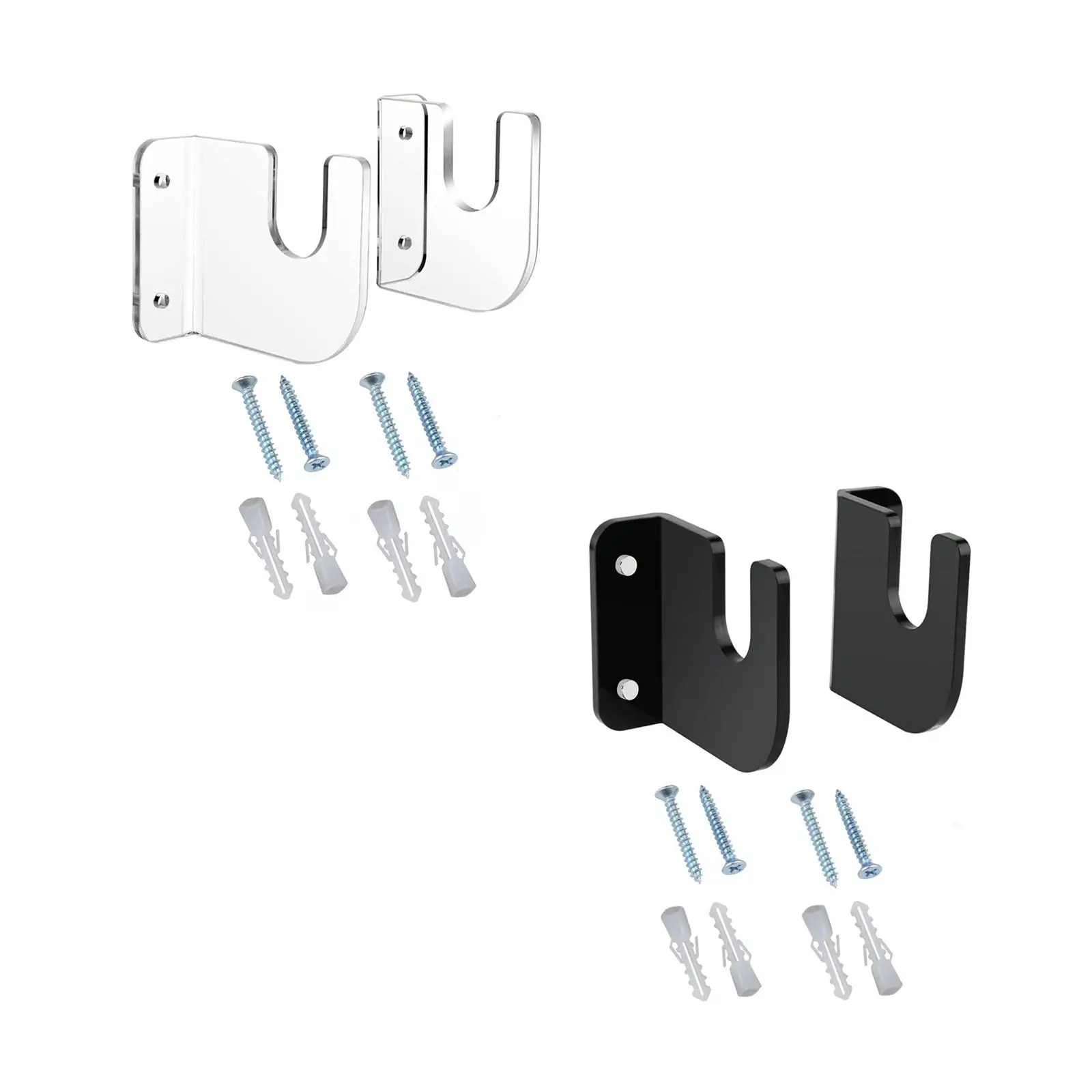 Acrylic Skateboard Wall Holder Display Rack Hanger for Deck Longboard Snowboard Storage Organized Garage Shop Bedroom Floating