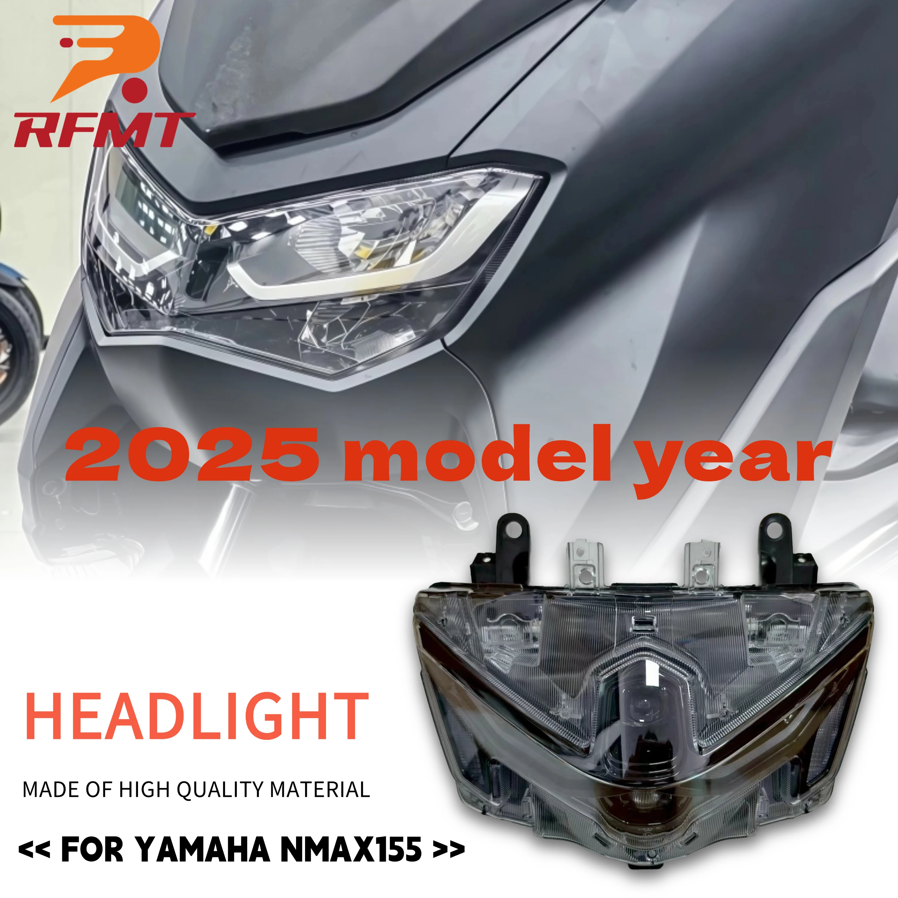 

Последняя модель, подходящая для мотоцикла YAMAHA 2025 NMAX155, передняя фара, фара NMAX 155, светодиодная фара 2025