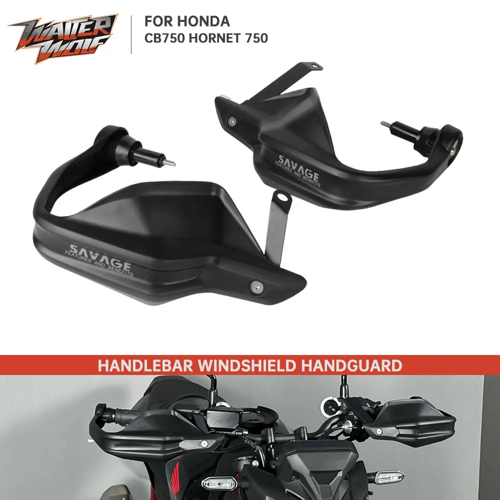 

2024 2025 Hornet 750 Black Handlebar Handguard Shield Cover For Honda CB750 CB 750 Motorcycle Hand Guards Windshield Protection