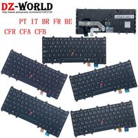 PT IT BR FR CFR CFA BE CFB Portuguese Canadian French Italian Brazilian Keyboard For Lenovo Thinkpad X380 Yoga 370 S1 4th AZERTY