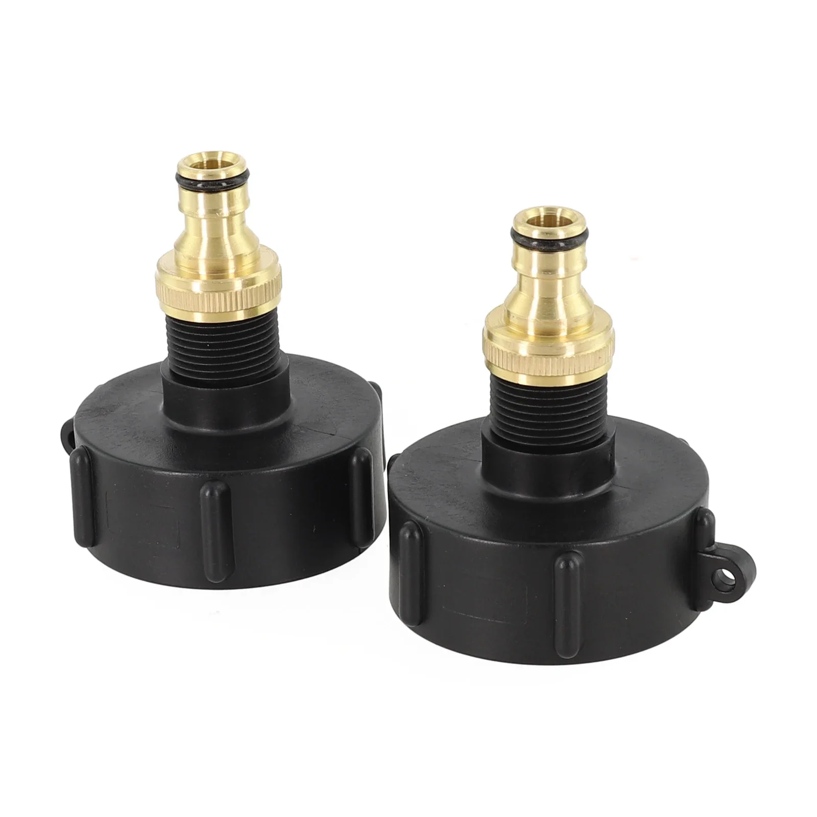 Tank Adapter Safety Valve With Brass Garden Tap Hose Fitting For 1000L IBC Container Watering Irrigation Part 7.5x7.5x8cm