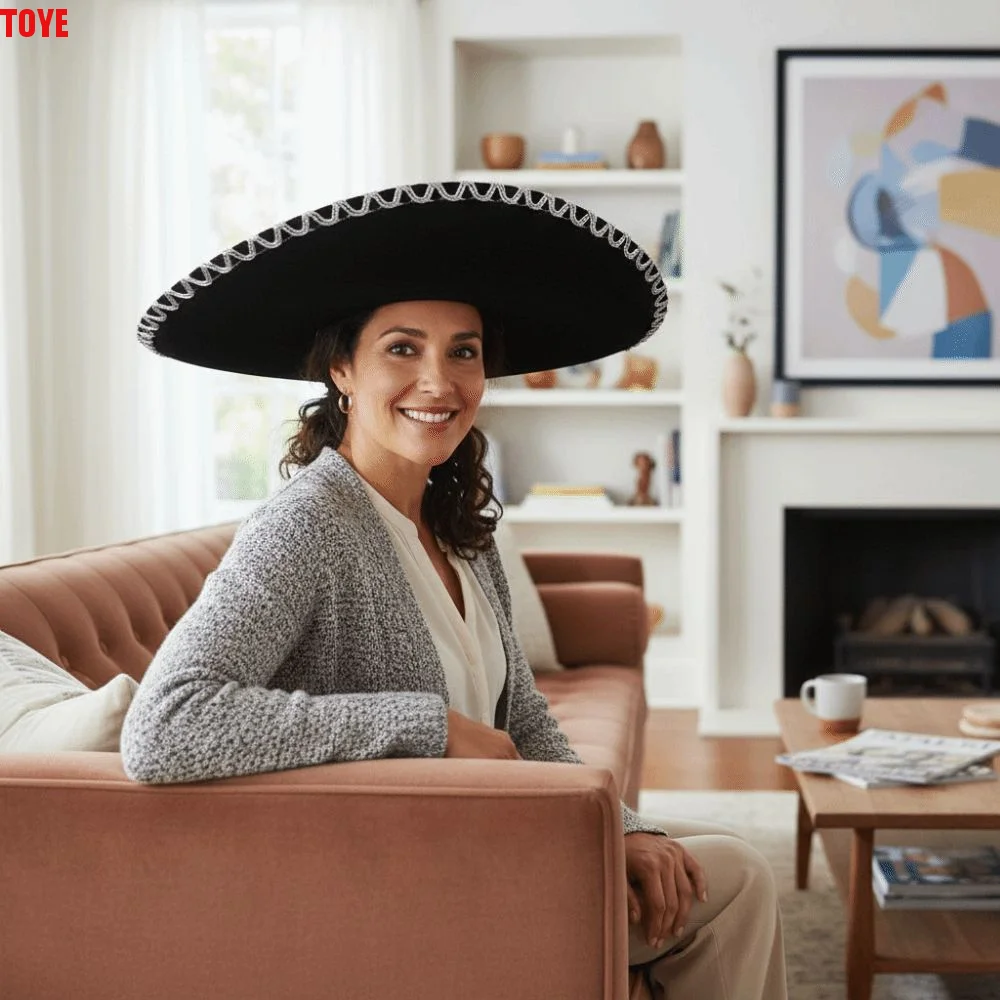 Kapelusz do klubu nocnego w stylu vintage, czarny, dla dzieci, kapelusz meksykański, kapelusz magika, na występy sceniczne, kostium świąteczny, cylinder, kapelusz do cosplayu dla dzieci, na Halloween