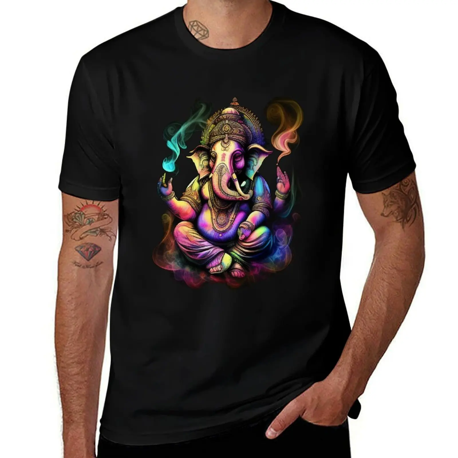 

Ganesh Ganesha T-Shirt man t shirts cotton mens graphic t shirts man t shirts for men T-shirt