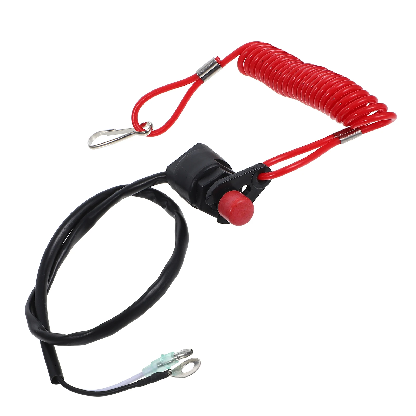 

Boat Engine Lanyard Safety Cord Emergency Stop Switch for ATV Motorcycle Rubber Boat Supplies Marine Engine Accessories
