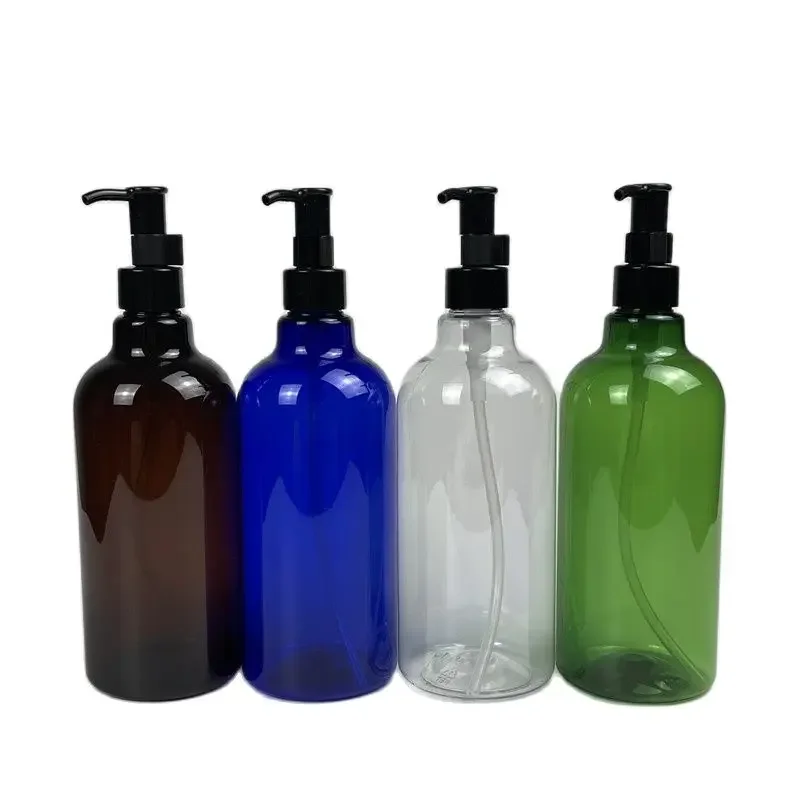 

500ml x 12 Massage Oil Pump Cosmetic Bottles Large Size Cosmetic Bottle With Oil Pump Empty 500cc Liquid Soap Pump Container