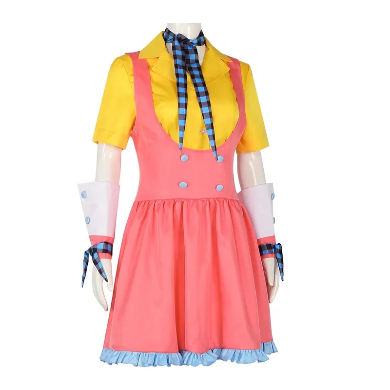 Miku Virtual Singer Xin Hua Cosplay Costume Uniform With Hat Cute Strap Dress Necktie Halloween Carnival Night Party Clothes