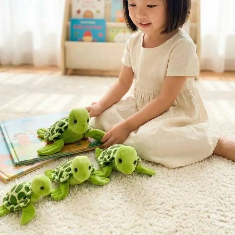 Neueste Eltern-Kind-Schildkröten-Puppe Kawaii Plüschtier Figur Cartoon Anime Niedliches Kinder-Geburtstags- und Feiertagsgeschenk – Detail 17