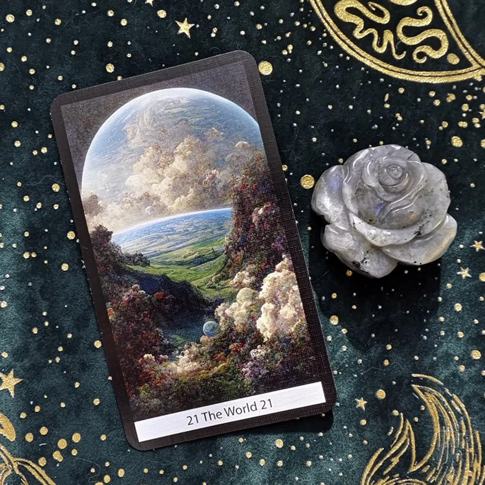 12*7cm 78 adet ruhsuz Tarot karanlık sezgi kartları