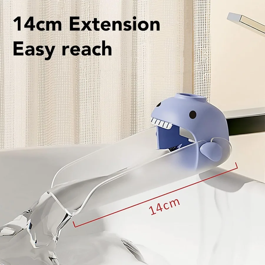 موسع الصنبور للأطفال الصغار ويناسب حوض صنبور المطبخ والحمام يعزز غسل اليدين والتوعية بالنظافة الاستقلال