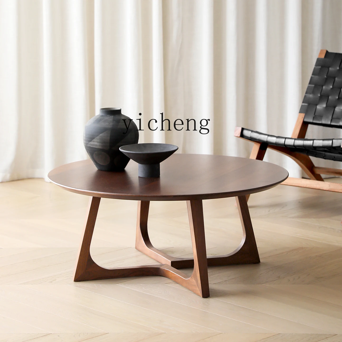 LX combination special-shaped round coffee table