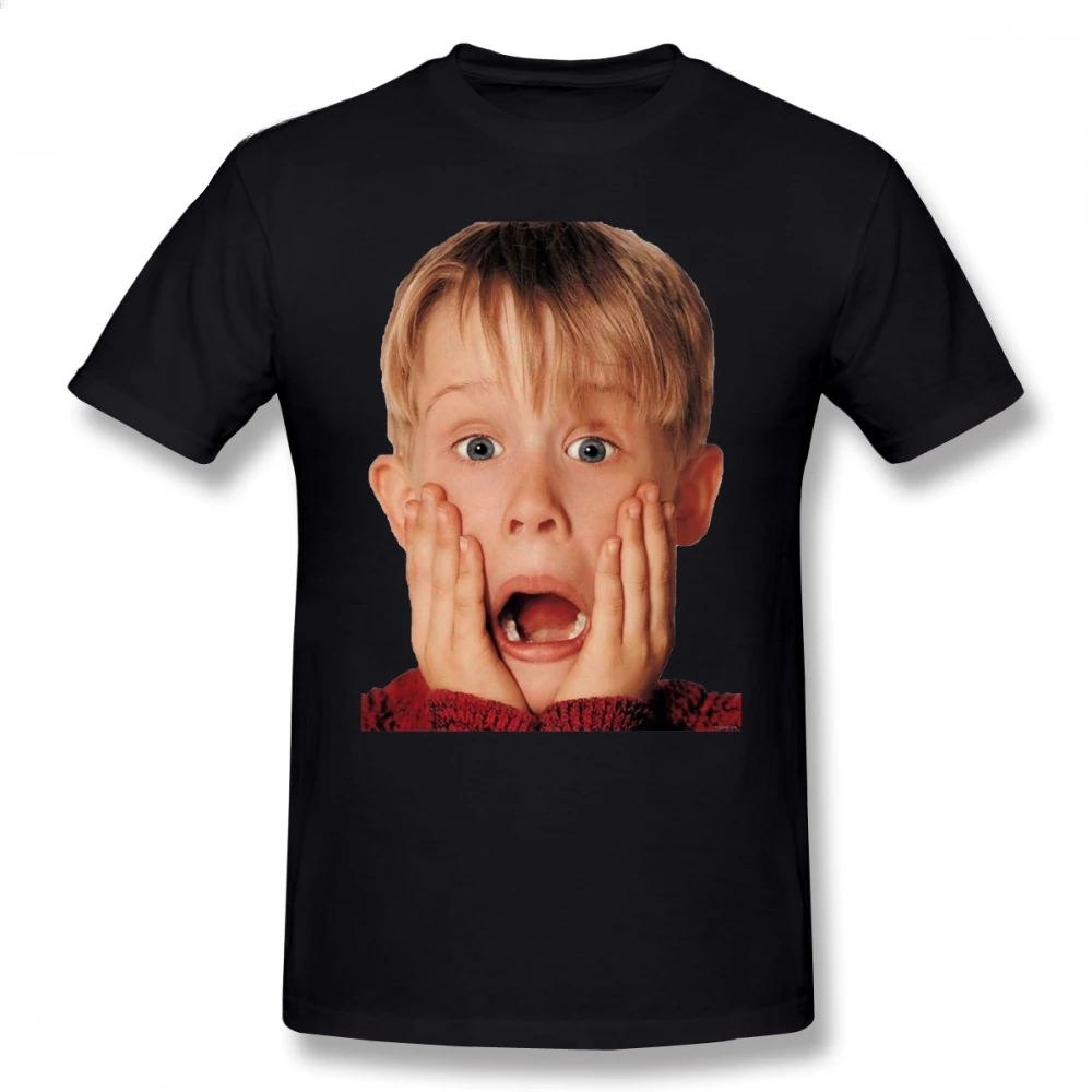 Mens Alone Macauly Culkin From Home Alone Beach100% Percent Cotton Print Awesome lnformal heavyweight style New Arrival outfits