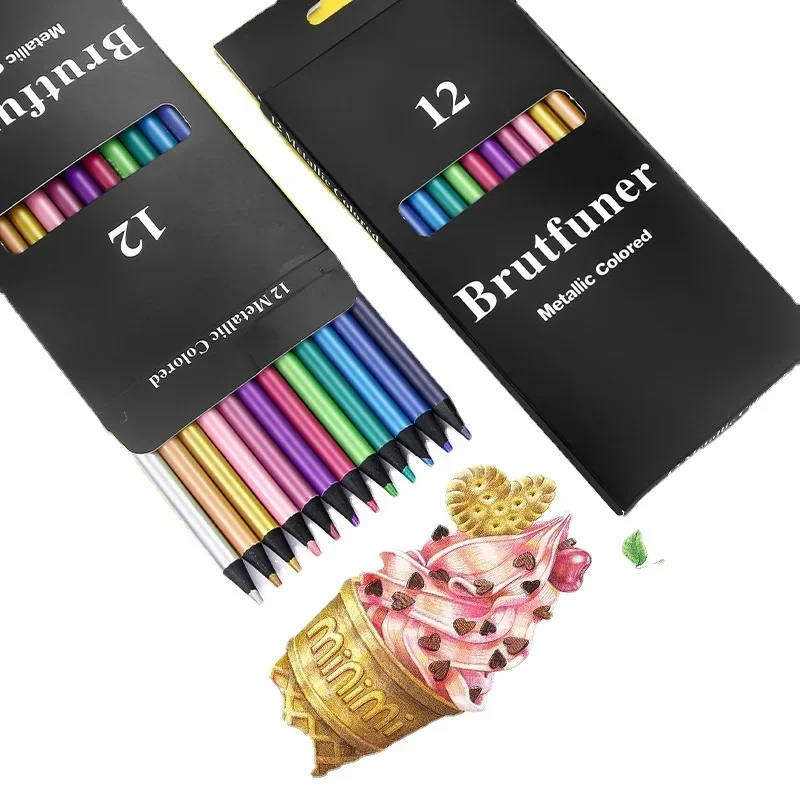 

Oil Wood Colored Pencils, Watercolor Pencil, Sketch Drawing Pencil Set for Painting Art Supplies, 12/48/120/160/260 Colors
