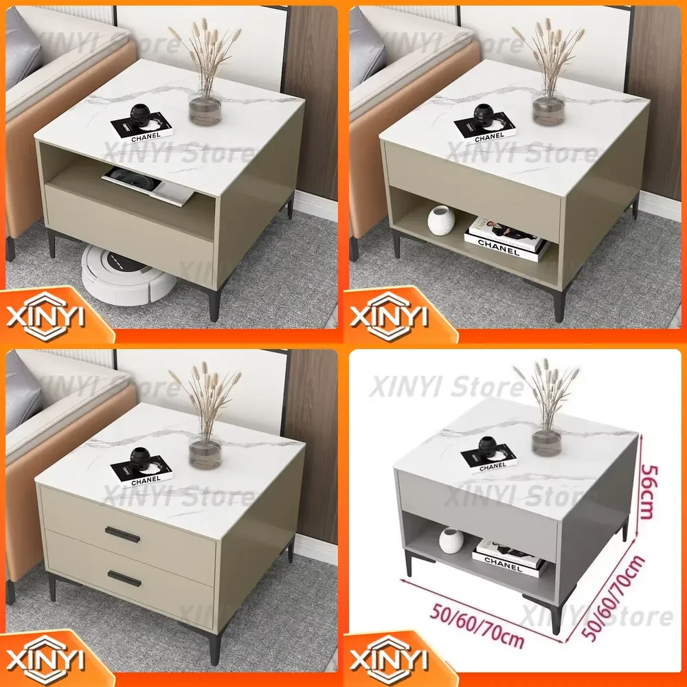 Minimalist Trendy Coffee Table With Storage for Modern Living Room Bedroom Nordic Meuble Maison Luxury Furniture for Small