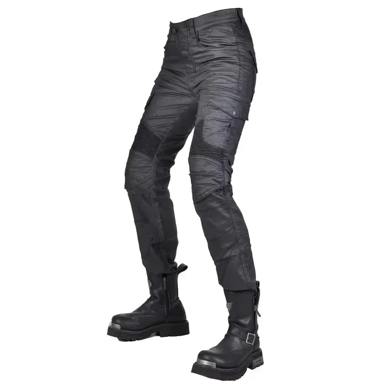 

Volero Female Motorcycle Riding Pants Motocross Pain-Coat Hard Surface Casual Jeans For Girls Knight Cycling Protective Trousers