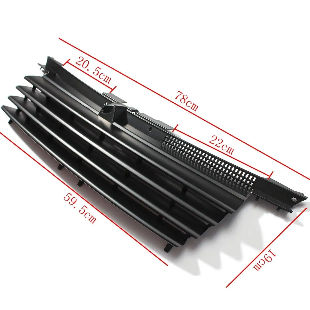 Black Car Grill - Matte Black Car Front Hood Grille for VW/Jetta/Bora MK4 1999-2004 1J5853655C