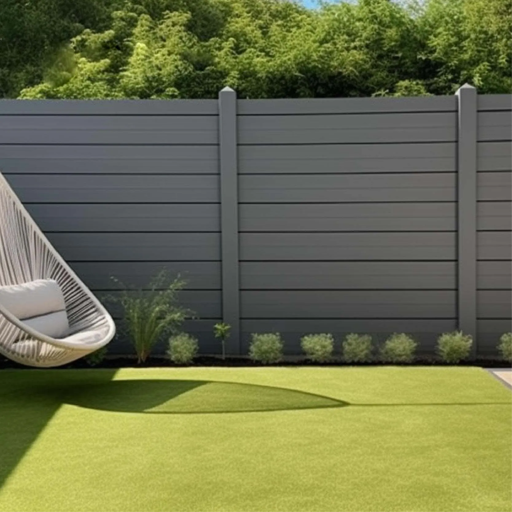 Outdoor Fencing Easily Assembled Garden Aluminum Privacy Panel Fence Privacy Metal Wind Resistance Fence for Front Yards