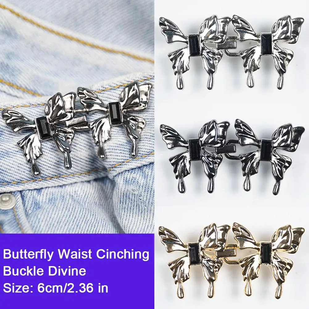 Adjustable Waist Cinching Buckle Divine Fixed Pants Buckle Waist Artifact Tightening Tool Waist Closing Seamless K1q9