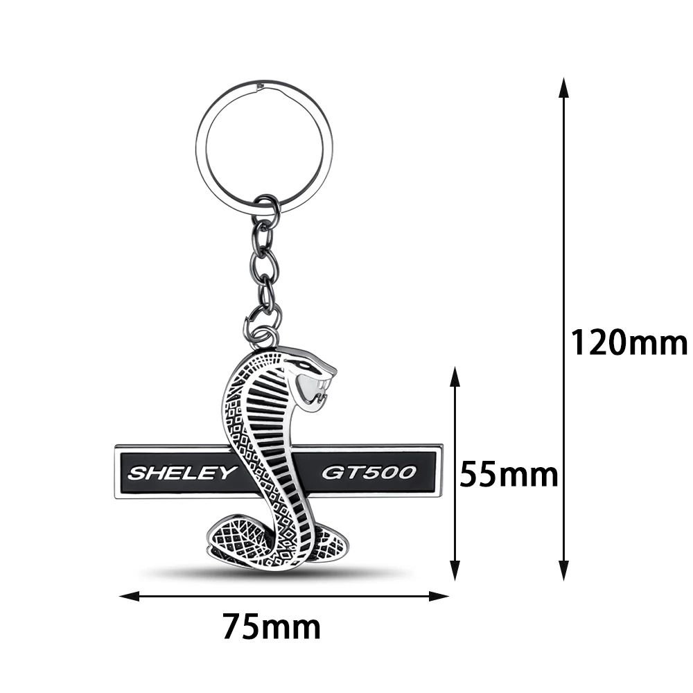 3D In Lega di Metallo Portachiavi Per Auto Distintivo Logo Auto Decor Accessorio Per Ford Fiesta Focus 2 Mondeo mk4 Mustang Ranger Kuga S-MAX Transit