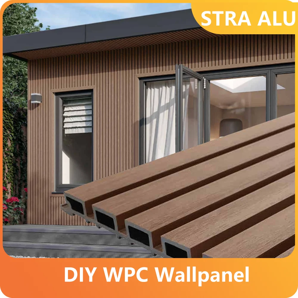 

WPC Wall Panel 24x48 Inch IP65 Waterproof & Mold-Proof, Fire-Resistant Exterior/Interior Cladding for Bathroom/Facade, Snap Lock