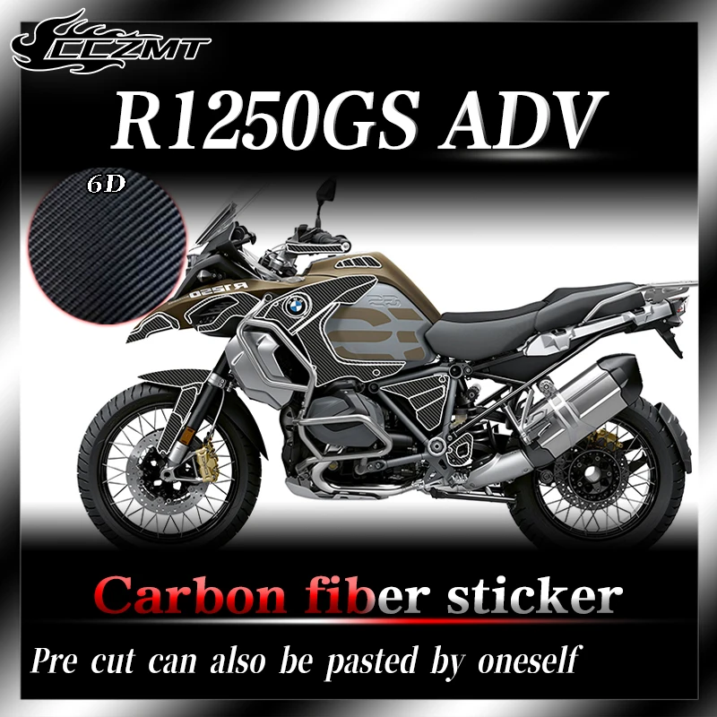 

For BMW R1250GS ADV modified car stickers 6D carbon fiber protective film body decoration sticker