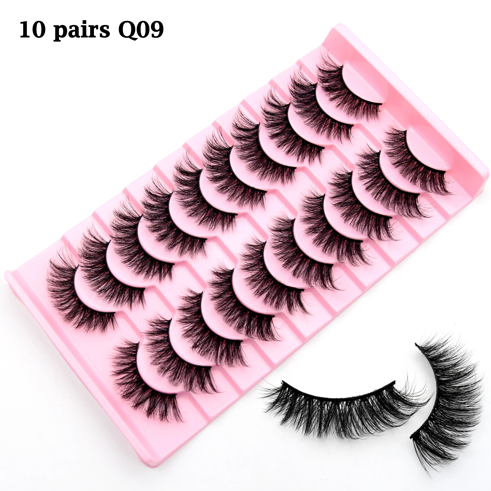 3/10 Pairs Eyelashes 3D Mink Lashes Wispy Fluffy Volume Mink False Eyelashes Cruelty Free Eyelashes Russian Faux Cils Maquiagem