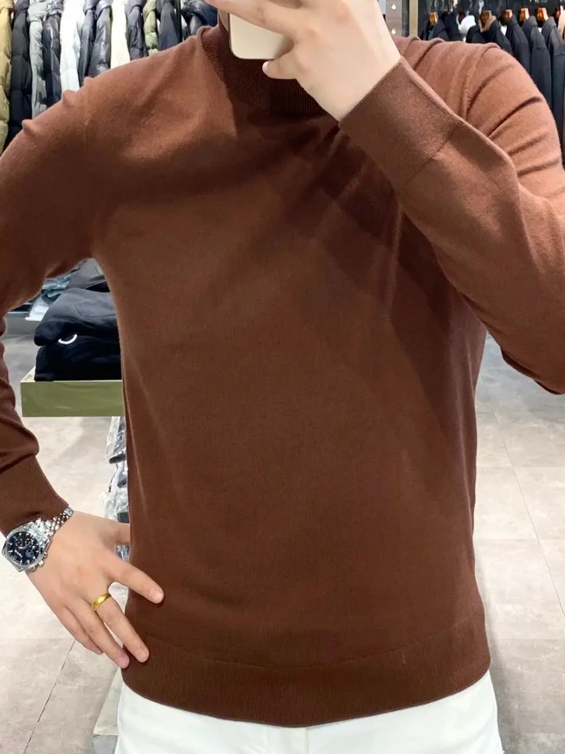 

Модный и удобный мужской вязаный свитер: новинка осенне-зимнего сезона, легкий, стильный, роскошный, трендовый, в различных цветах