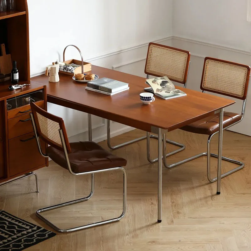 Modern Luxury Dining Table Restaurant Kitchen Luxury Lounge Center Designer Dining Table Corner Reception Mesa Home Furniture