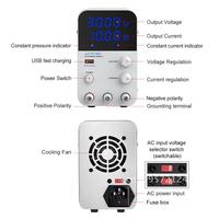 Wanptek Adjustable DC power supply 30V 10A 60V 5A 120V Supply Lab Regulator Source 220V Power 110V Voltage Stabilized Switch 3A