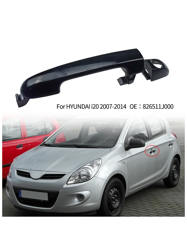 

1pc Left-hand Outer Door Handle Drive Vehicles For HYUNDAI I20 07-14 82651-1J000 Front Door Handle 826511J000 Replacement Parts