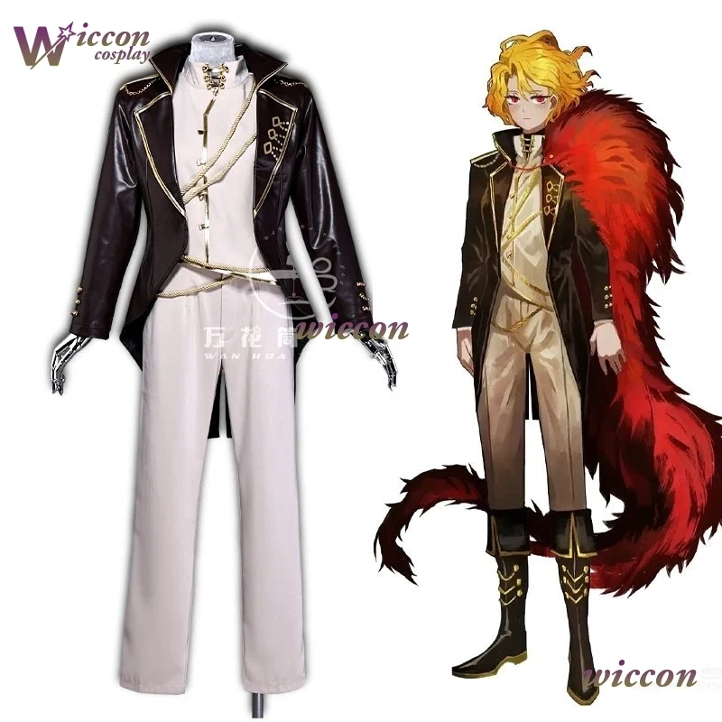 6'h\b/5;e,8\v,5/Uniform Limbus Company Sancho Cosplay Knight Uniforms Don Quixote Halloween Wig Costume Girls Outfits d;5'b\7/m' view 3
