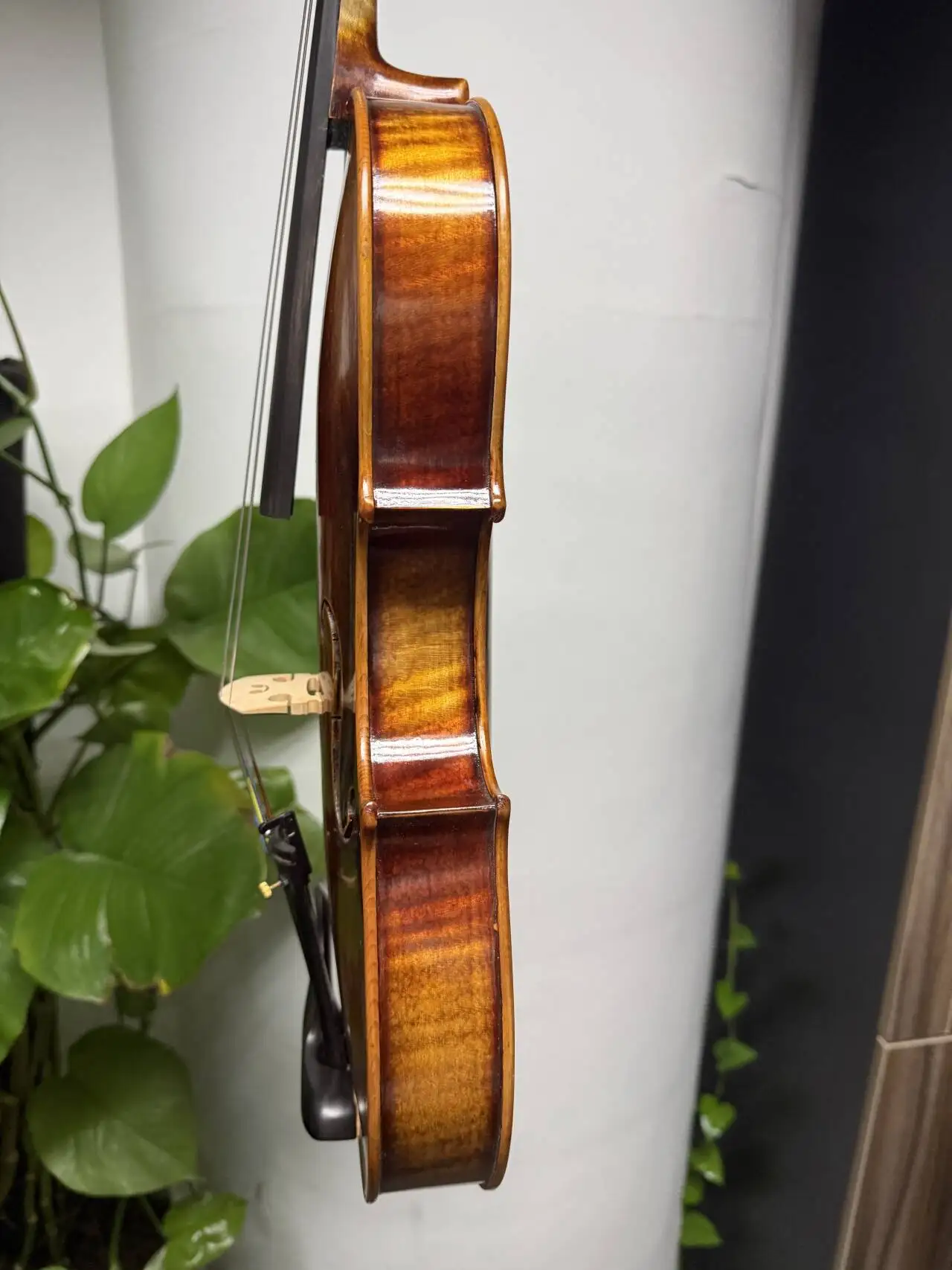 TONGLING - High-end Craft Viola 15-16.5 inches, Handmade Viola Vintage Oil Varnish, European Natural Dry Flamed Maple Musical In