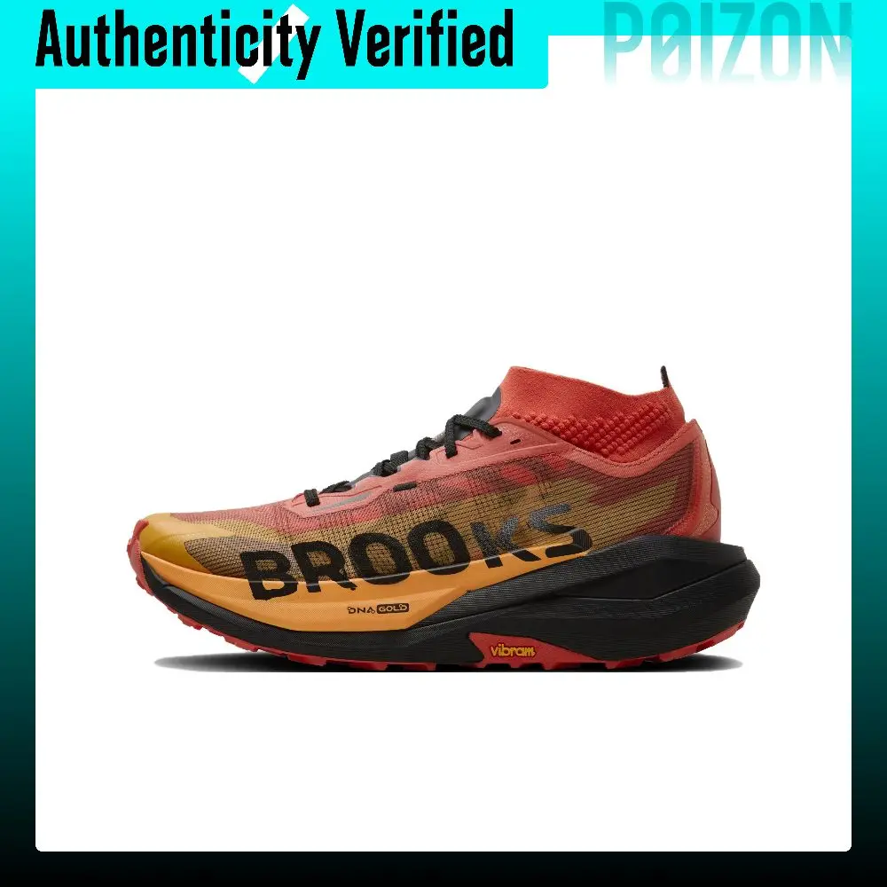 Brooks Cascadia Trail Running Shoes Unisex High-top Tiger Lily/Black/Orange 100055-1D-622