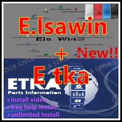 2025 Hot sell, ELSAWIN 6.0 ET/ KA 8.3 for V/W+AU/DI+SE/AT+SKO/D Auto Repair elsawin Software Vehicles Electronic Parts Catalogue