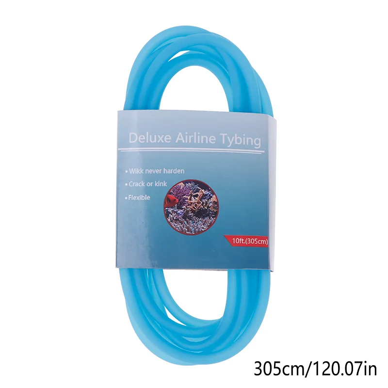 305 センチメートル高品質カラフルな水族館酸素ポンプ水ポンプホース気泡石水族館の水槽池ポンプチューブ