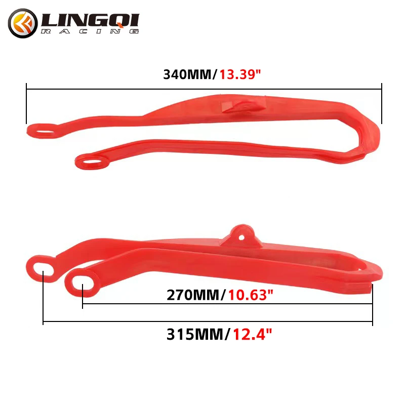 LESQUE Motorcycle Swingarm Protector Chain Slider Guide Protection Cover Black Red For KAYO 110CC 160cc T2 T4 T6 Motorcross