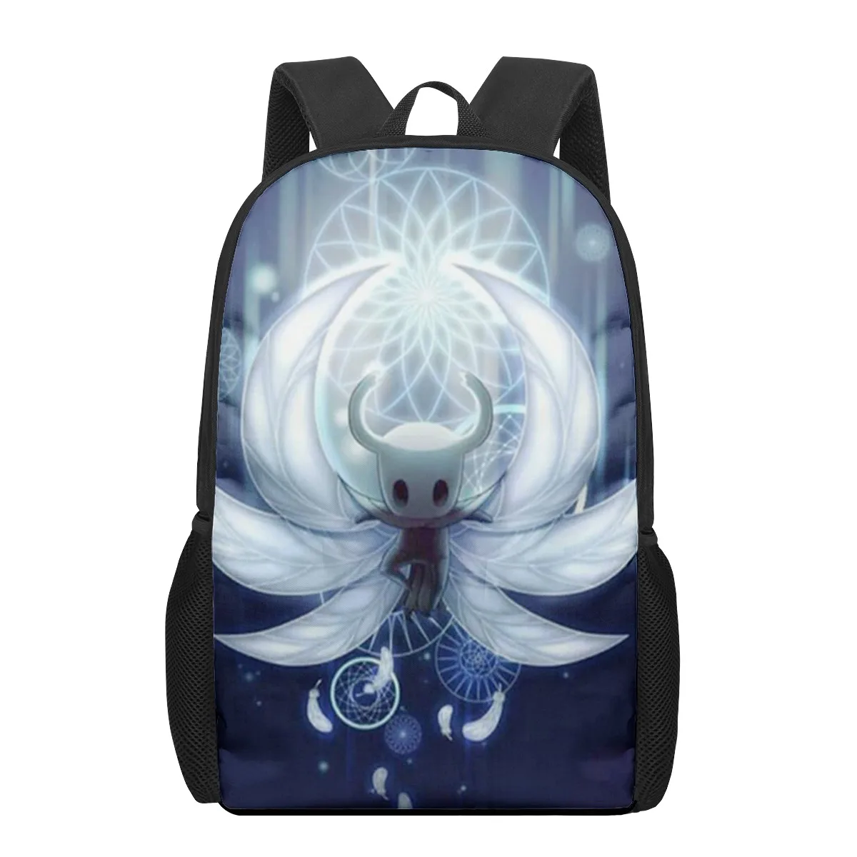 Hollow Knight 3D-Muster Schultasche für Kinder Mädchen Jungen Lässige Büchertaschen Kinderrucksack Jungen Mädchen Schultaschen Rucksack