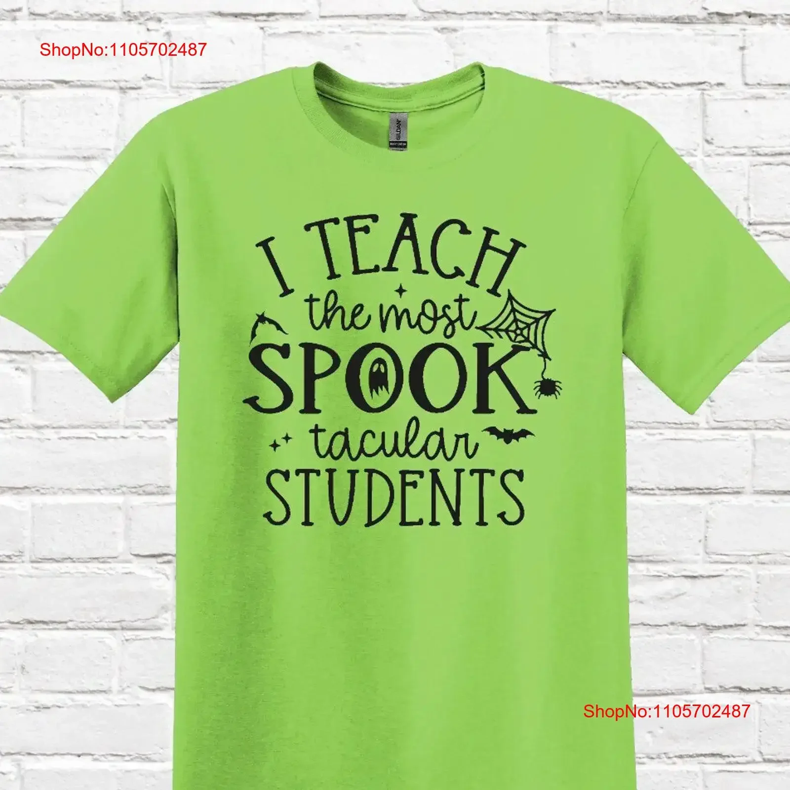 I Teach the Most Spook tacular Students T Shirt Halloween Theme for Teachers MANY Colors to Choose From vintage Washed