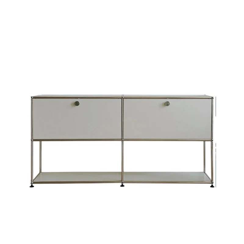 

Wardrobe bedroom household small apartment stainless steel ins simple storage hanging wardrobe