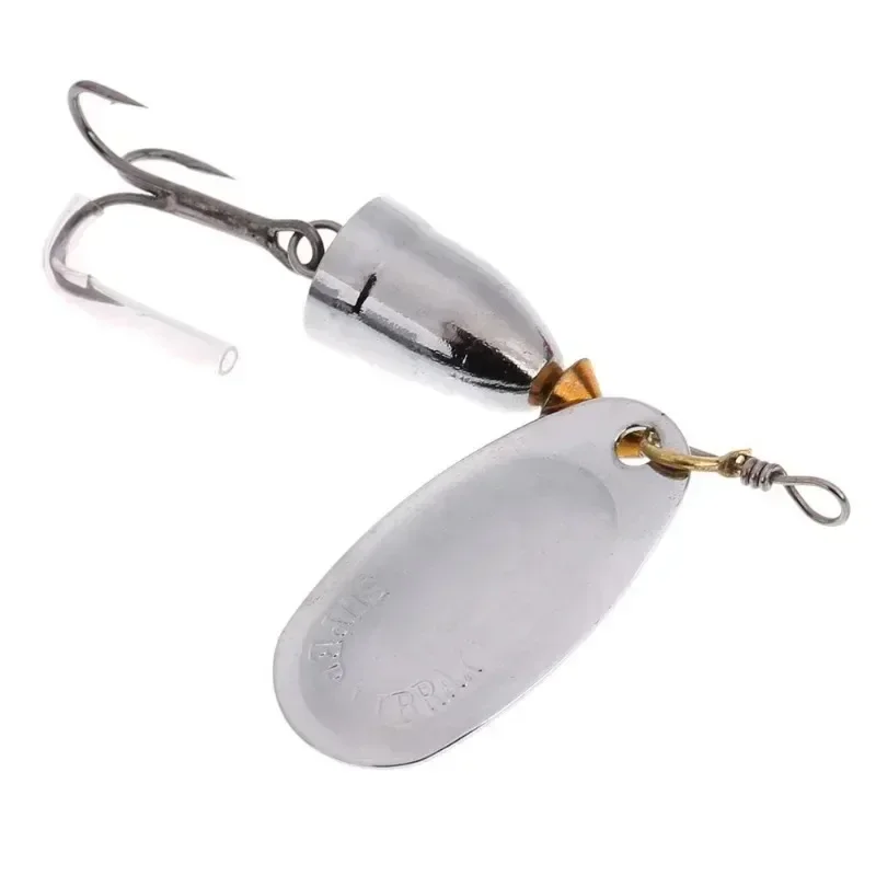 Blade Rotating Spinner Metal Lure Brass Hard Artificial Spoon Bait Copper Freshwater Creek Trout Fishing Tackle Fishing Bait