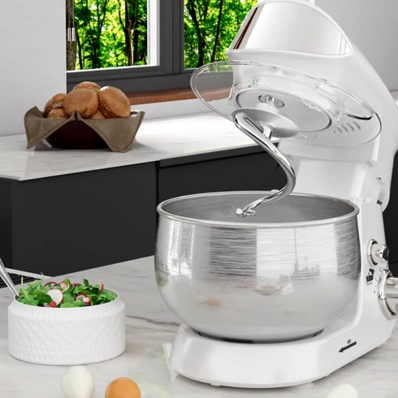 ماكينة الشيف، خلاط عجين منزلي صغير متعدد الوظائف أوتوماتيكي بالكامل، خلاط عجين، كريمة العجن والمعكرونة الحية