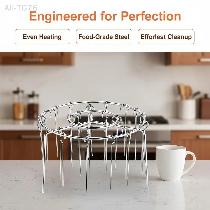 [P] 1/2PCS Stainless Steel Vertical Grill Rack Detachable String Grill Vertical Barbecue Skewer Bracket 24 Skewer Holder