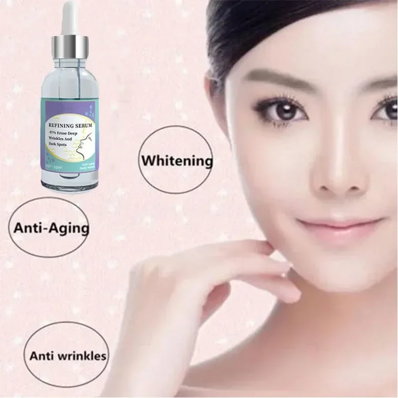 Effective Anti-ageing and Anti-wrinkle Facial Serum To Remove Facial Wrinkles Fine Lines Around The Eyes Crow's Feet Neck Wrinkl