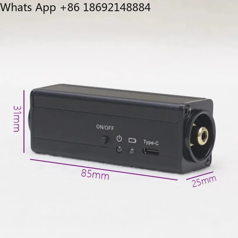 SPDIF to AES/EBU Converter Coaxial to XLR Level Adapter (75Ω→110Ω) for Professional Recording Monitor Systems