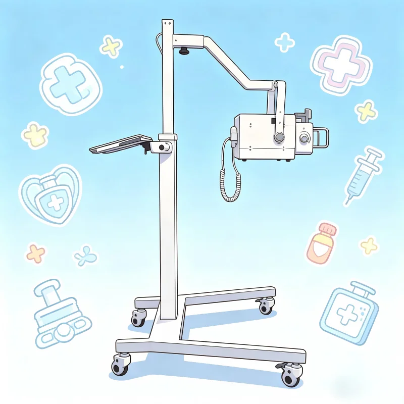 Veterinary Portable Digital X Ray System 5Kw/8Kw DR X Ray Machine For Animal Clinic Use