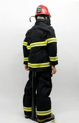 Hot Sales 1/6th BBI Fire Hero Firefighter Helmet Gas Mask Tool Model Suit 12inch Body Doll Accessories