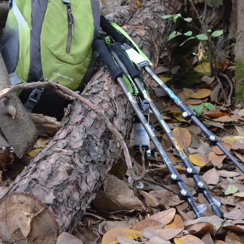 

Треккинговые палки из карбона, регулируемые, 3-секционные, с внешней блокировкой, складные, для походов, с амортизацией, легкие, с пробковой рукояткой