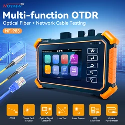 NOYAFA NF-983(MOT-31) Multi-function OTDR Optical Fiber+Network Cable Testing, IP Scan, Port Flashing and Other Network Tests.