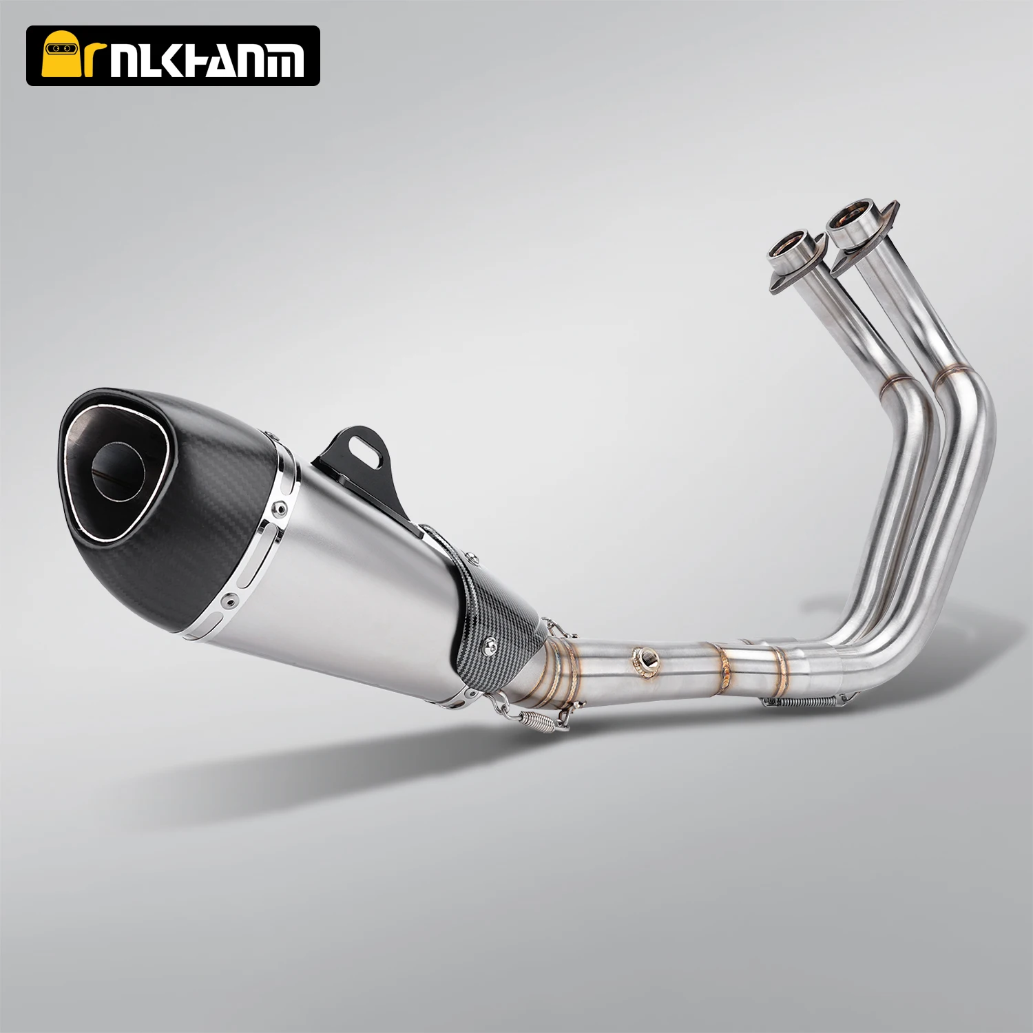 

For YAMAHA MT07 FZ07 full Motorcycle Exhaust System Escape Slip On 51MM Front Tube Link Pipe Connect Original yoshimura alpha