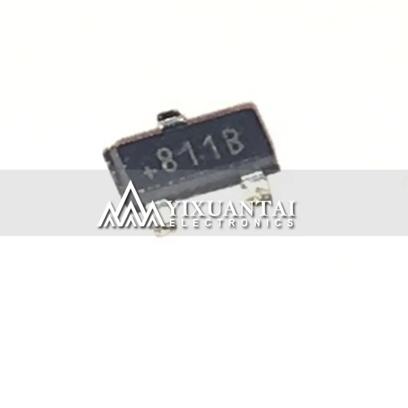 10PCS DS1811R-10  DS1811R-10+  DS1811R 10 Marking:811B IC SUPERVISOR 1 CHANNEL SOT23-3  New Original