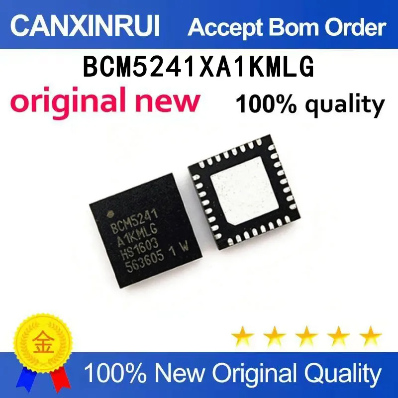 

(5 PCS) New BCM5241XA1KMLG BCM5241A1KMLG BCM5241 BCM5241A1IMLG